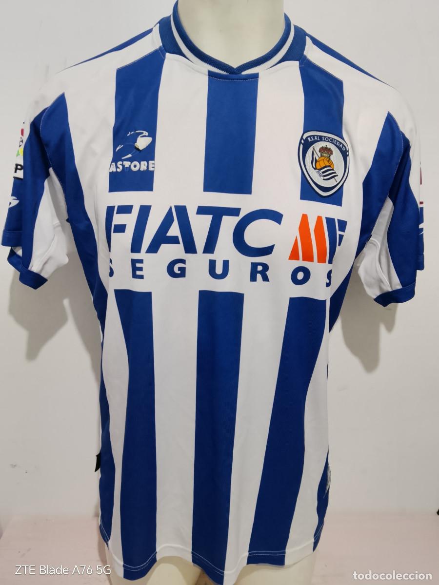 Coleccionismo deportivo: Real Sociedad 2006 camiseta futbol football shirt L 56cts
