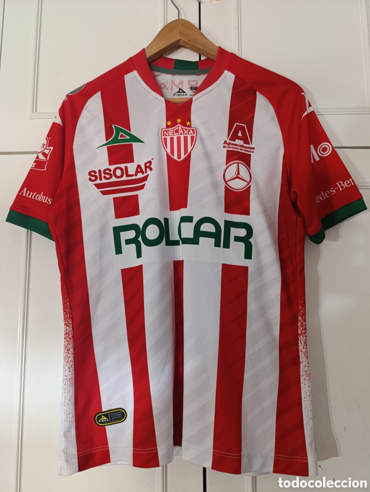 Coleccionismo deportivo: Camiseta matchworn Necaxa de M&eacute;xico