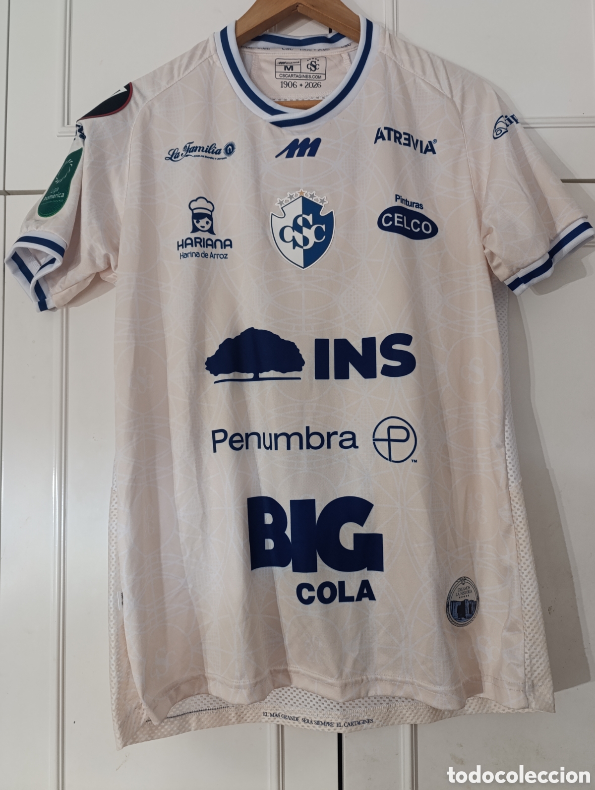 Coleccionismo deportivo: Camiseta matchworn CS Cartagin&eacute;s de Costa Rica
