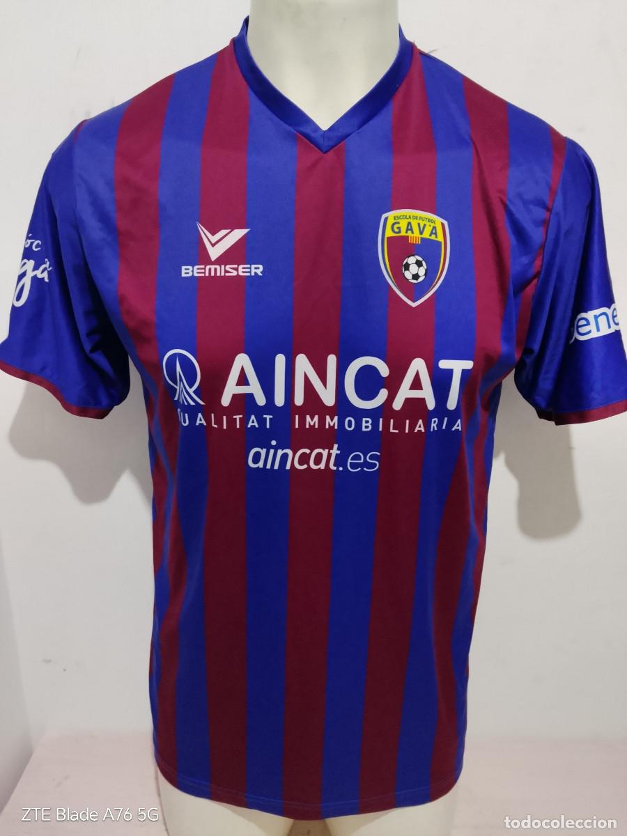 Coleccionismo deportivo: Gava CF barcelona camiseta futbol football shirt Catalunya xl 56cts
