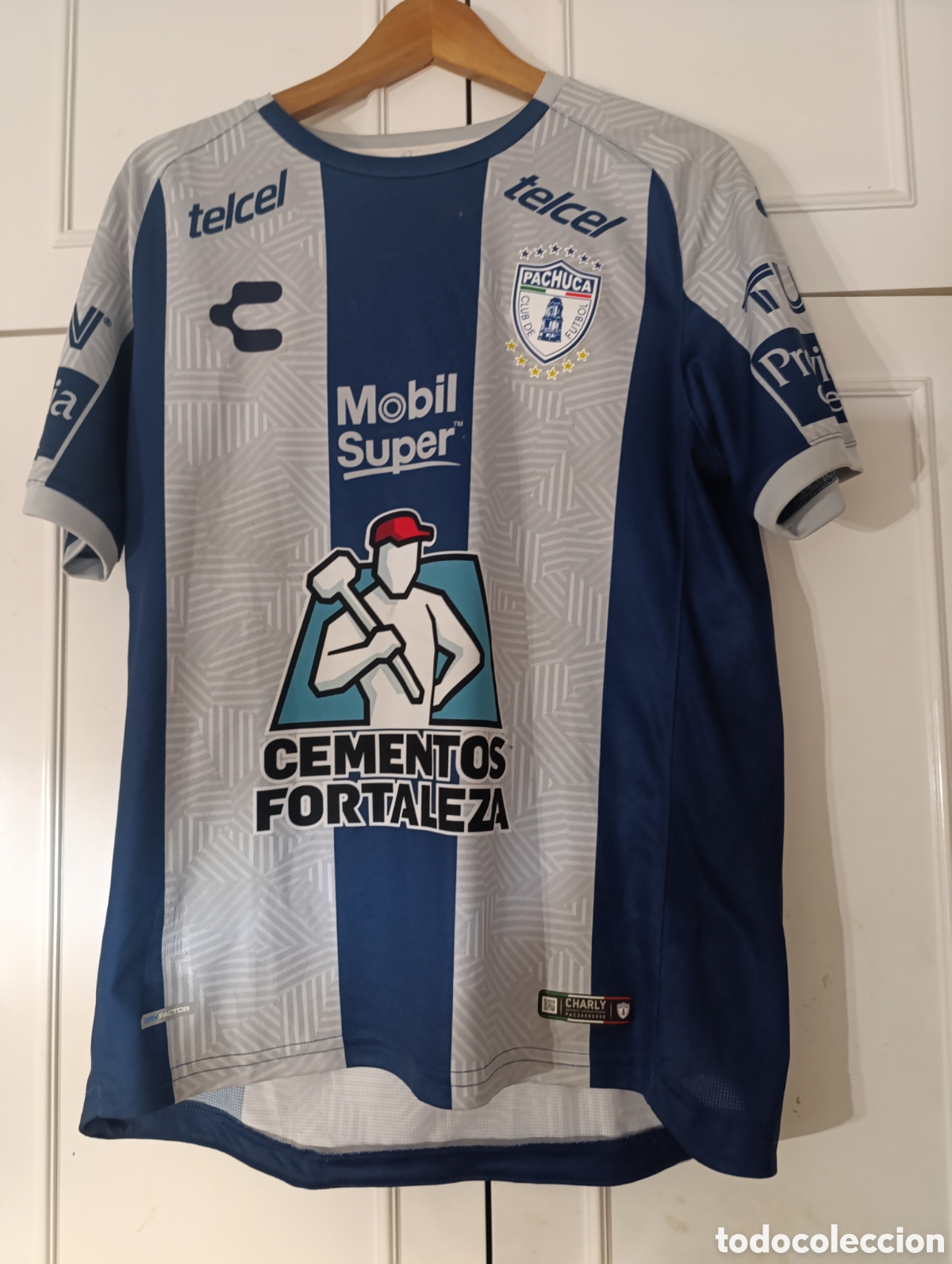 Coleccionismo deportivo: Camiseta matchworn FC Pachuca de M&eacute;xico