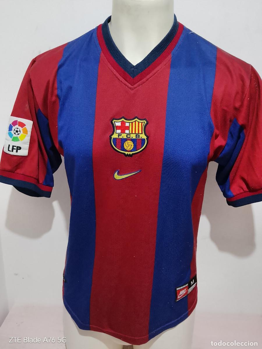 Coleccionismo deportivo: FC Barcelona 1998 camiseta futbol football shirt M 58cts