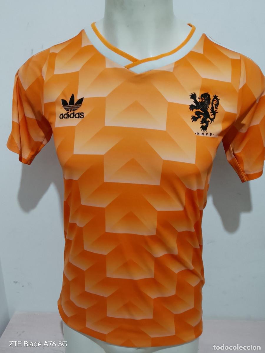 Coleccionismo deportivo: Netherlands Holland voetbal camiseta futbol (dorsal fans) football shirt Estado 6-10 xs