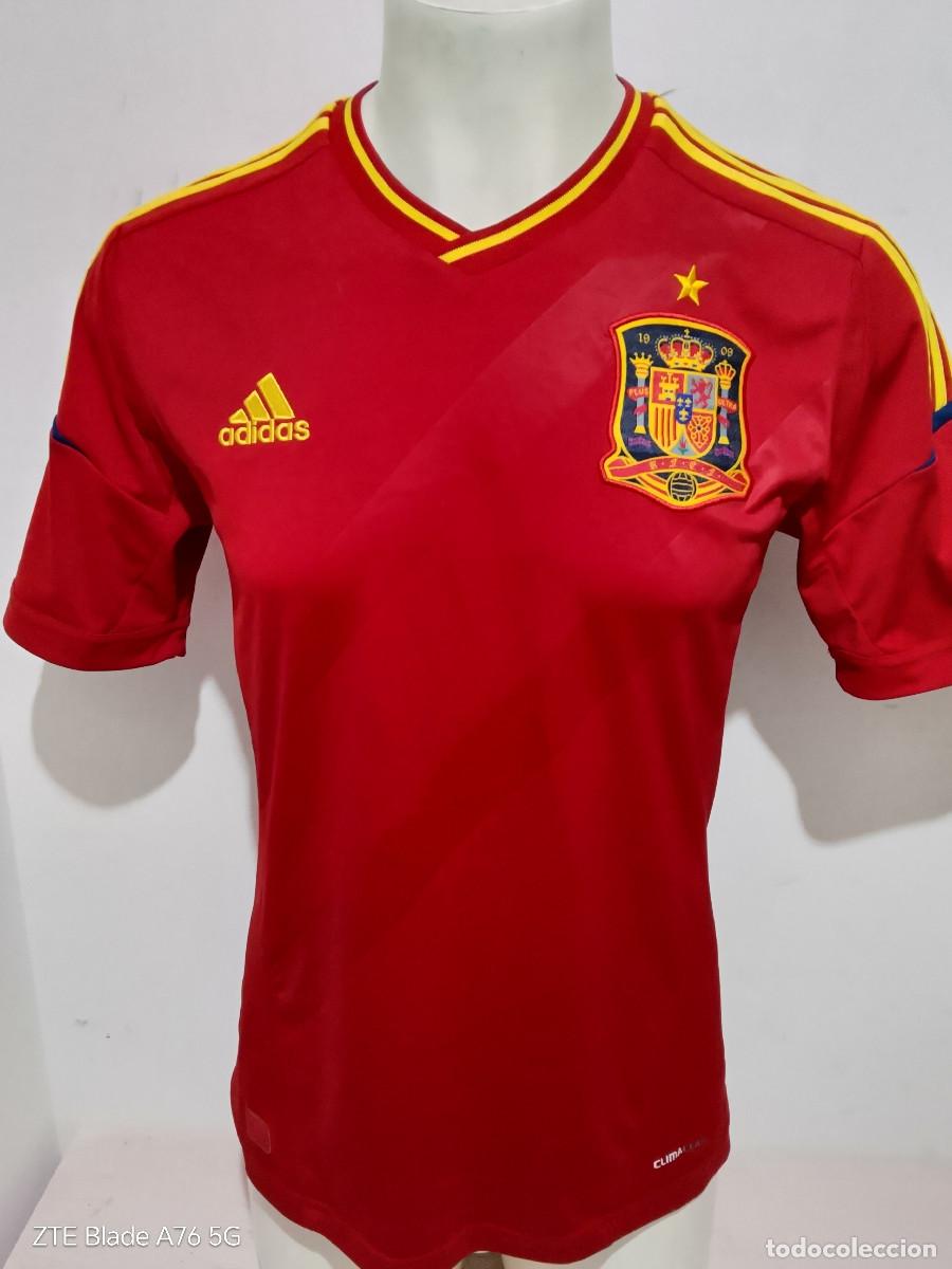 Coleccionismo deportivo: Espa&ntilde;a Spain mundial camsieta futbol football shirt 2010 M 54cts