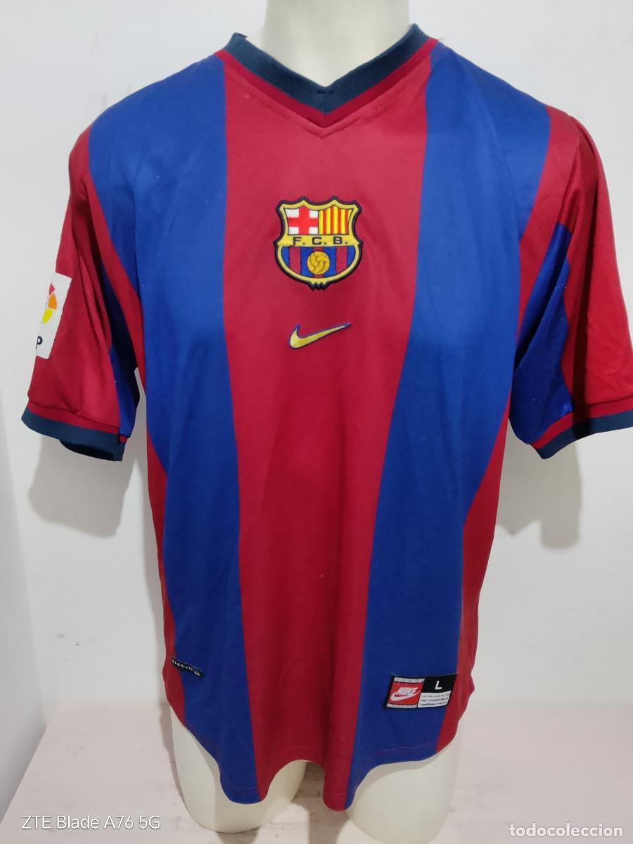 Coleccionismo deportivo: FC Barcelona camiseta futbol 1998 football shirt L 62cts