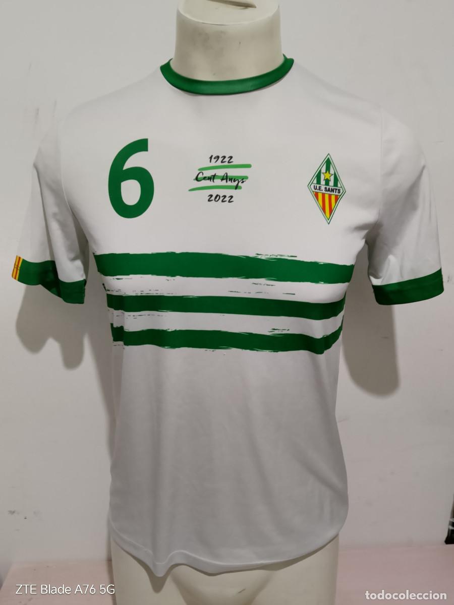 Coleccionismo deportivo: UE Sants Barcelona match worn camiseta futbol football shirt Catalunya S 52cts