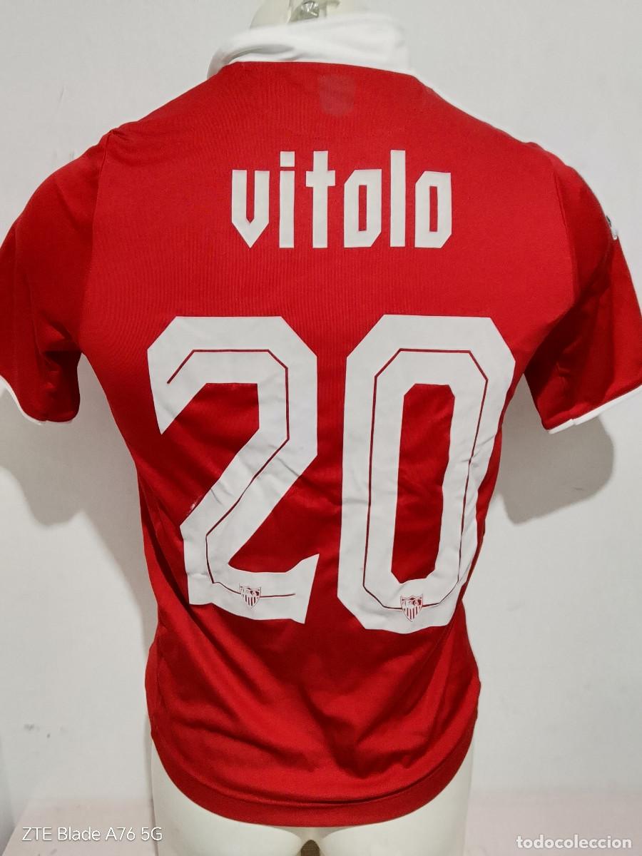 Coleccionismo deportivo: Vitolo Sevilla fc camiseta futbol xs football shirt 49cts
