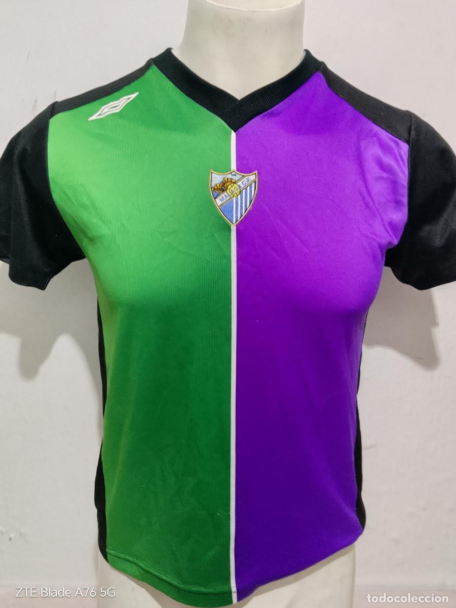 Coleccionismo deportivo: Malaga cf camiseta futbol football shirt xs 48cts (tara lfp)