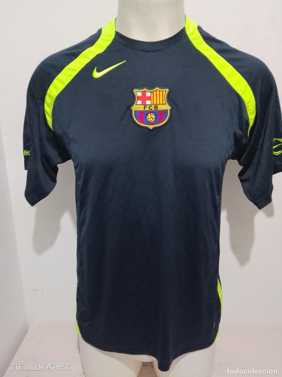 Coleccionismo deportivo: FC Barcelona camiseta futbol entreno football shirt training L 55cts