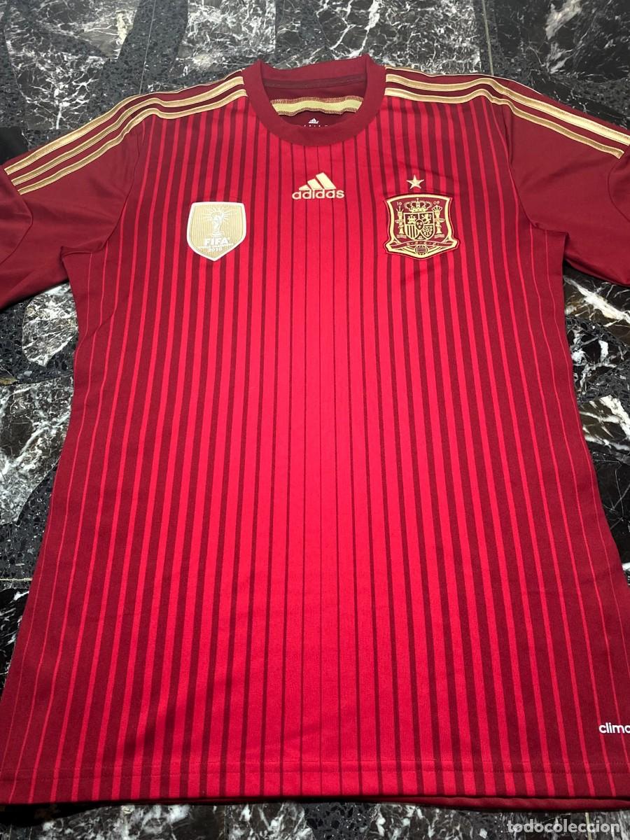Coleccionismo deportivo: Camiseta Espa&ntilde;a 2014/2015 - M - Adidas - Muy buen estado