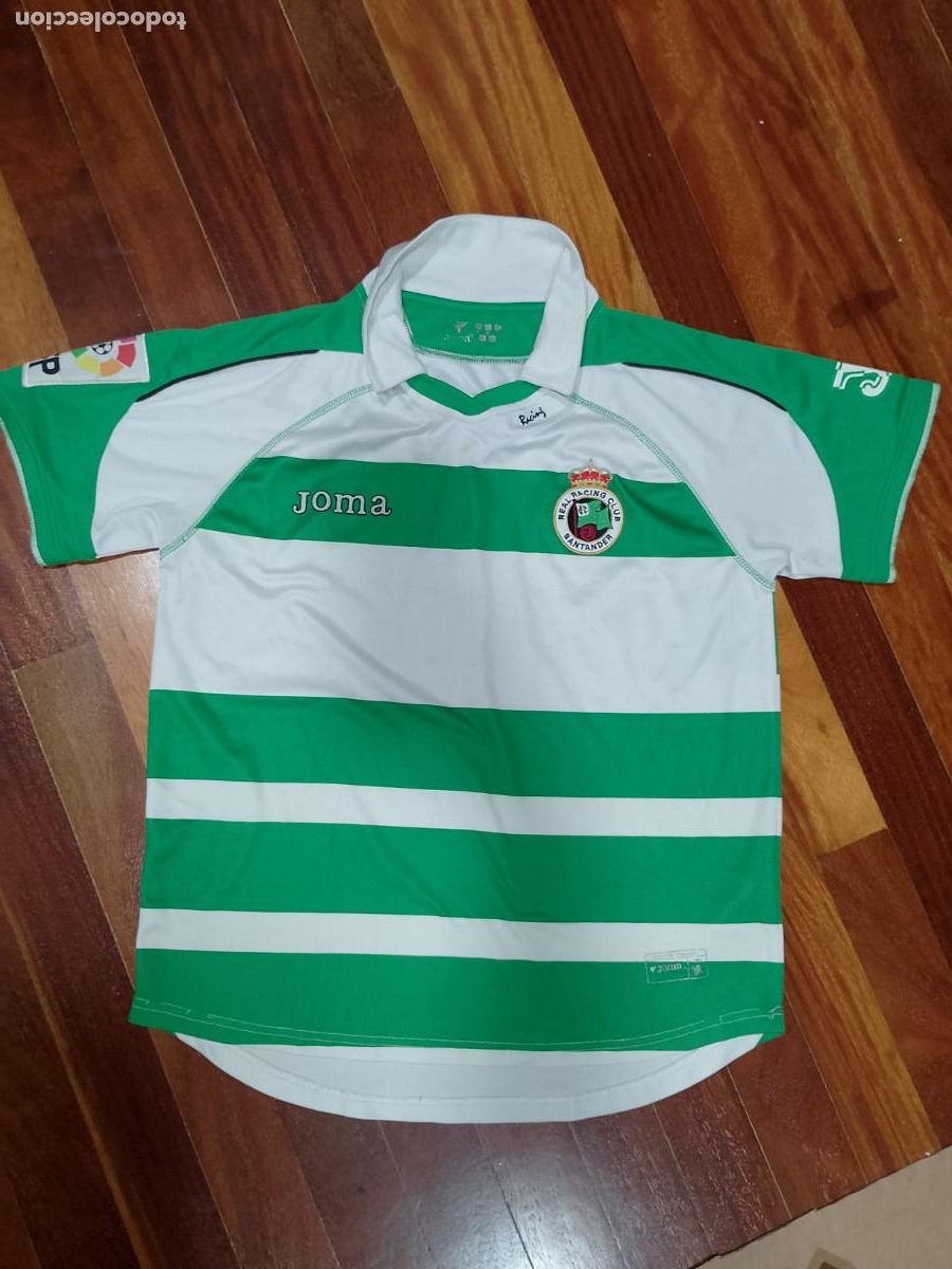 Coleccionismo deportivo: Camiseta de futbol del Racing de Santander