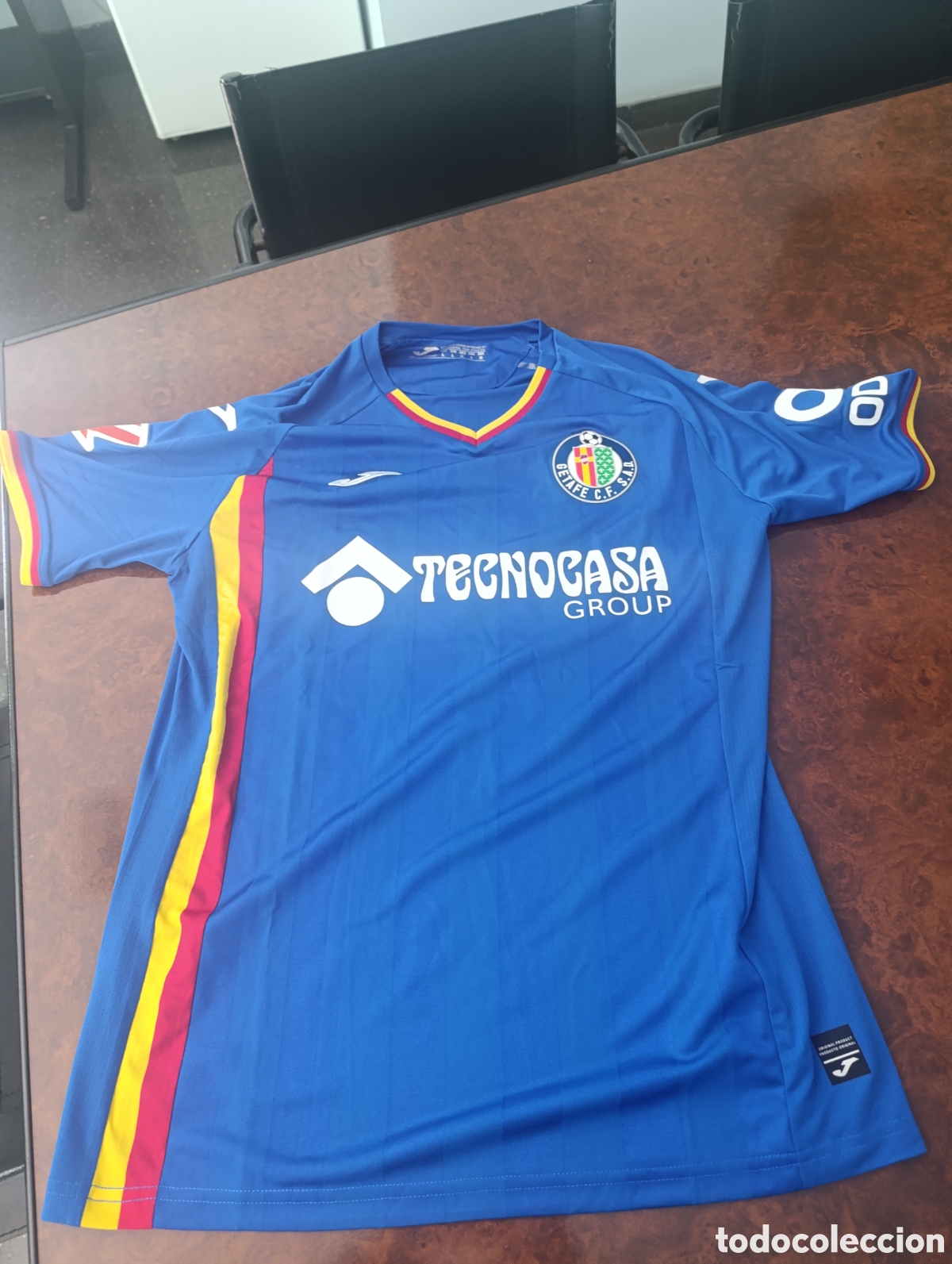 Coleccionismo deportivo: Camiseta matchworn Getafe CF Rico