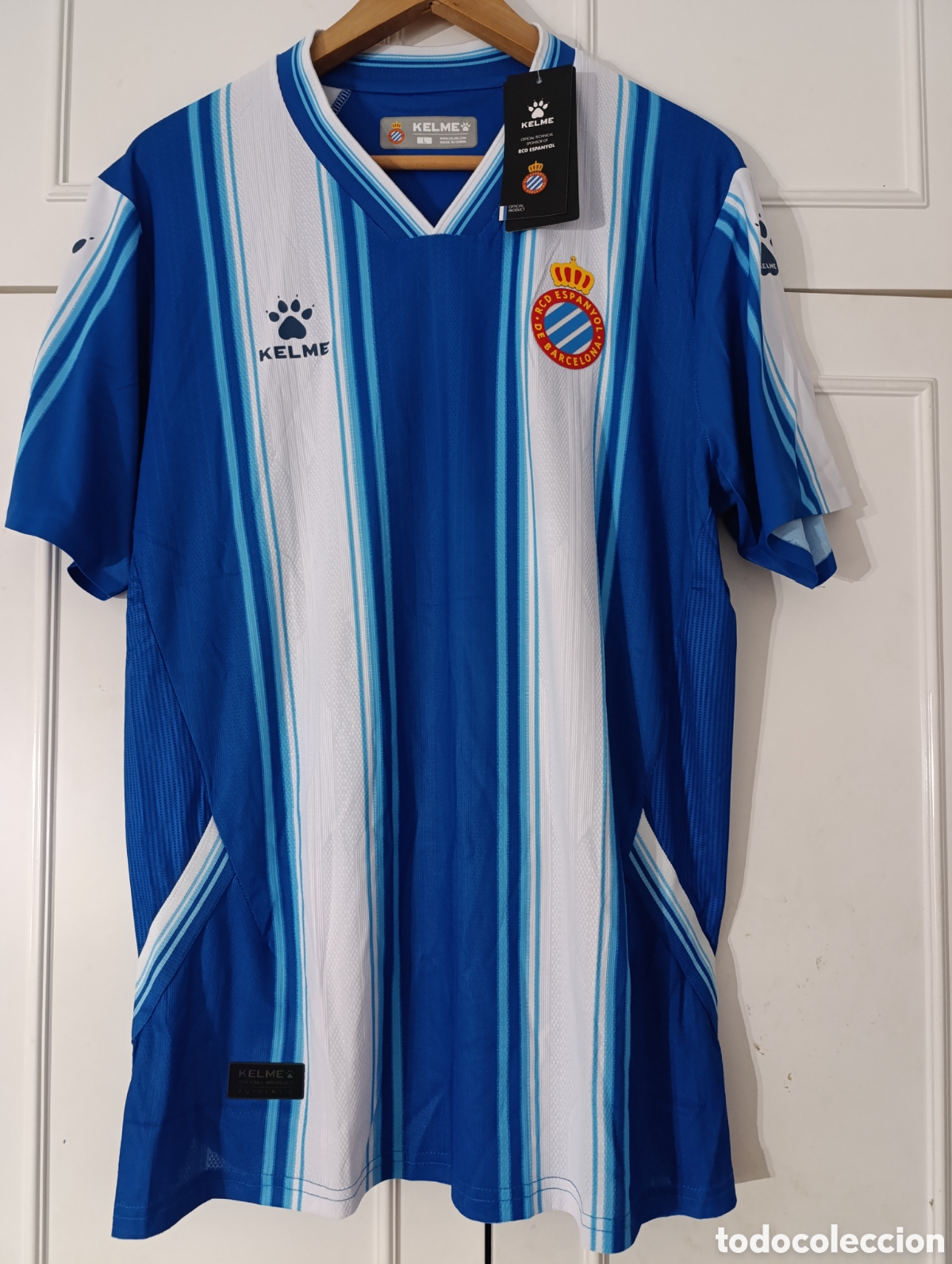 Coleccionismo deportivo: Camiseta oficial RCE Espanyol de Barcelona