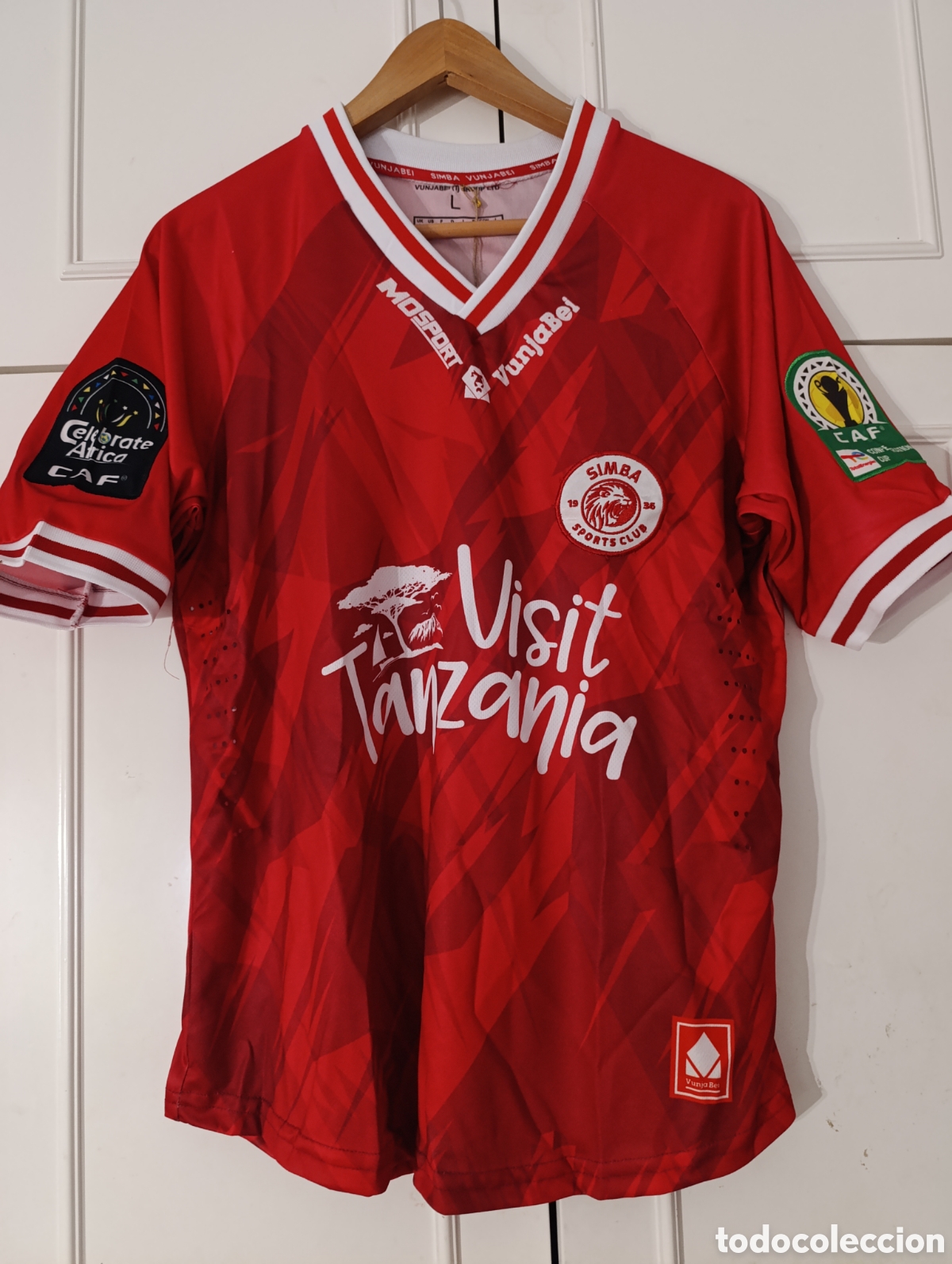 Coleccionismo deportivo: Camiseta oficial Simba FC de Tanzania