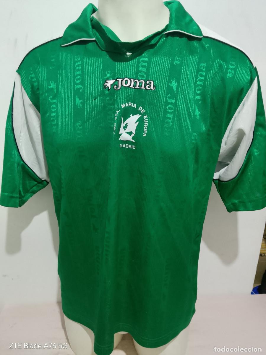 Coleccionismo deportivo: Santa Mar&iacute;a de Europa Madrid Universidad camiseta futbol vintage L