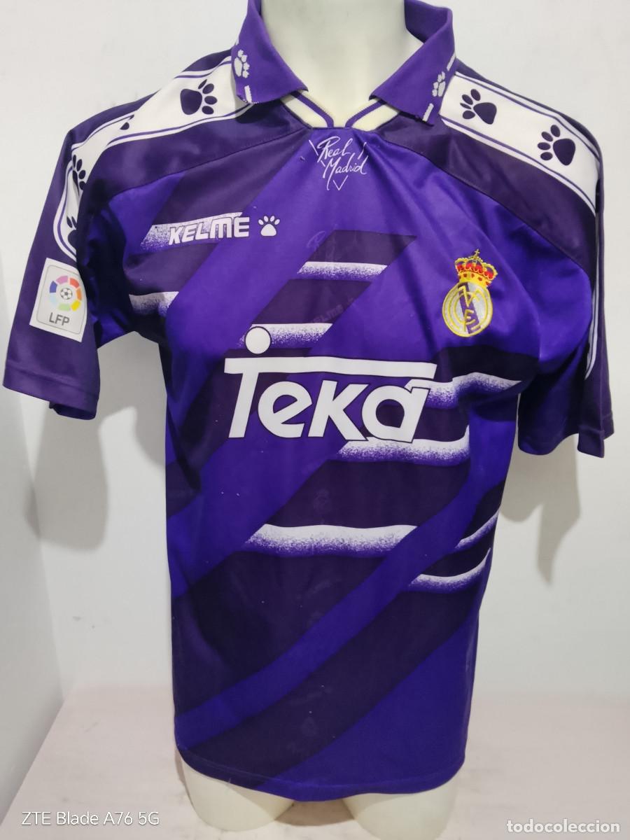 Coleccionismo deportivo: Real Madrid Kelme 1994 LFP camiseta futbol football shirt 61cts L