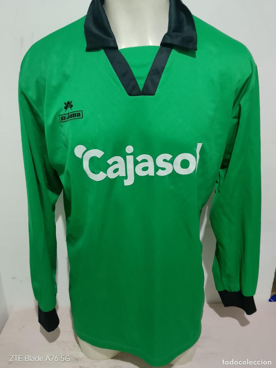 Coleccionismo deportivo: Cajasol Andalucia camiseta futbol vintage Cejudo huelva football shirt xl