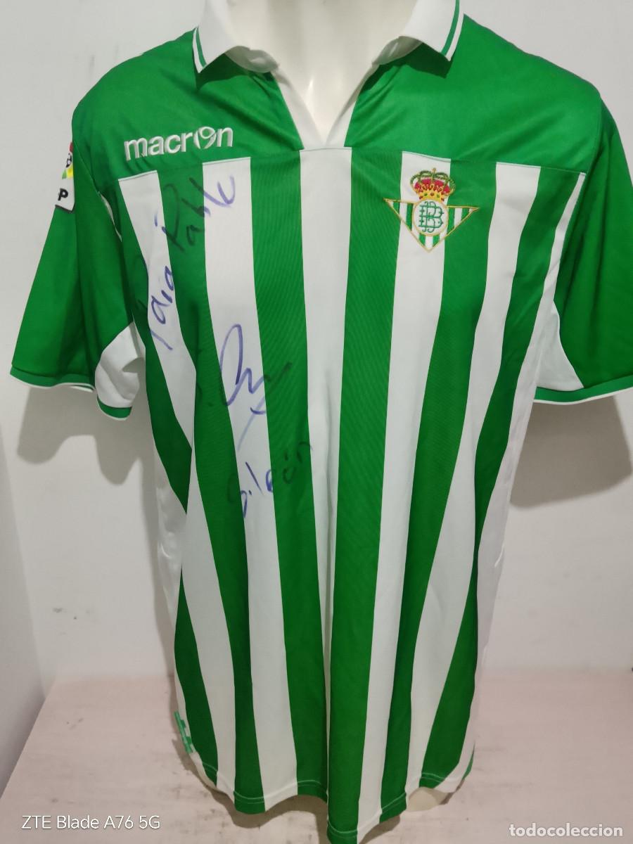 Coleccionismo deportivo: Real Betis signed players camiseta futbol football shirt xxxl 62cts