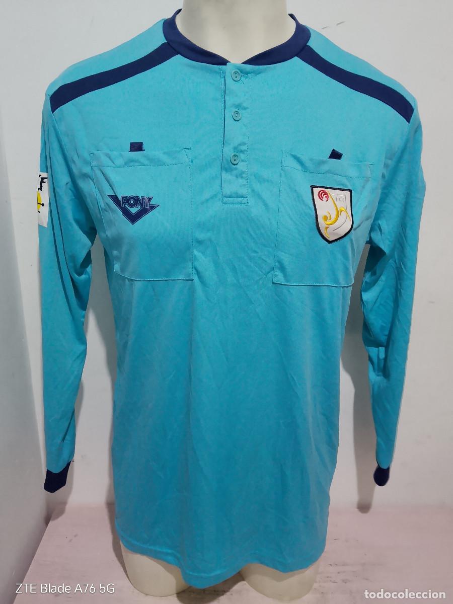 Coleccionismo deportivo: Arbitro Catalunya federacion camiseta futbol football shirt 56cts L