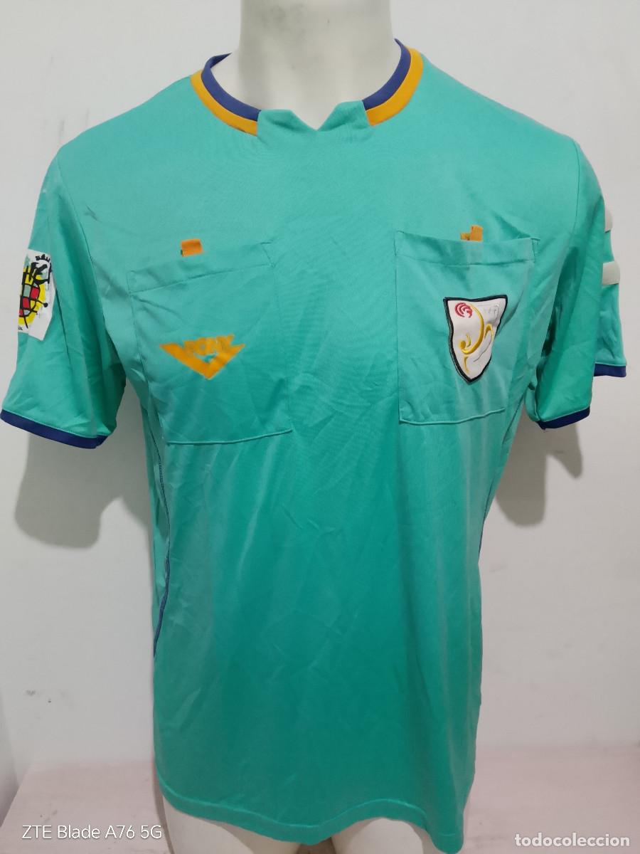 Coleccionismo deportivo: Arbitro Catalunya federacion camiseta futbol football shirt M 55cts