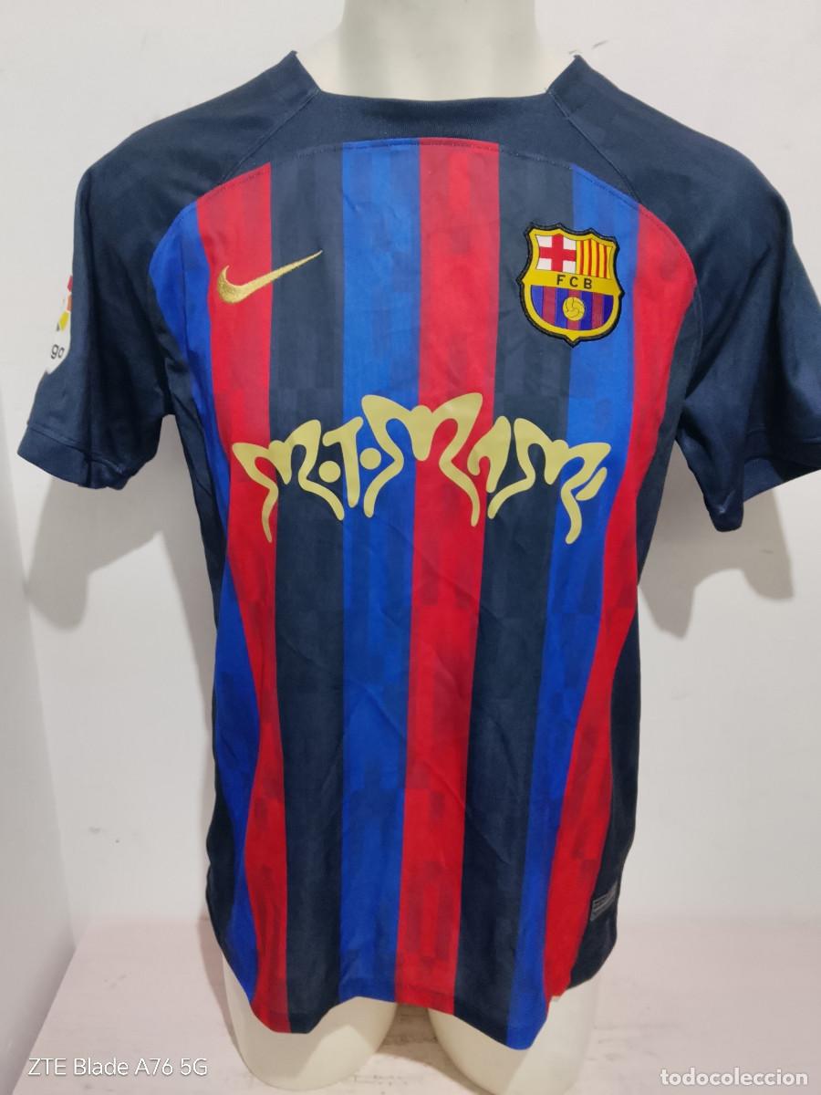 Coleccionismo deportivo: Motomami Rosalia replic fc barcelona camiseta futbol football shirt L 54cts