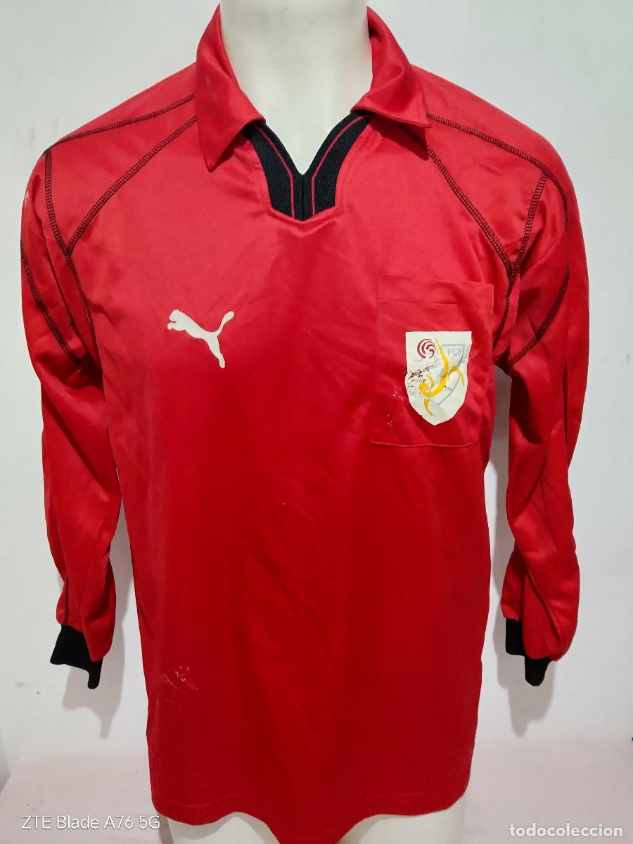 Coleccionismo deportivo: Arbitro Catalunya federacion camiseta futbol football shirt 57cts L