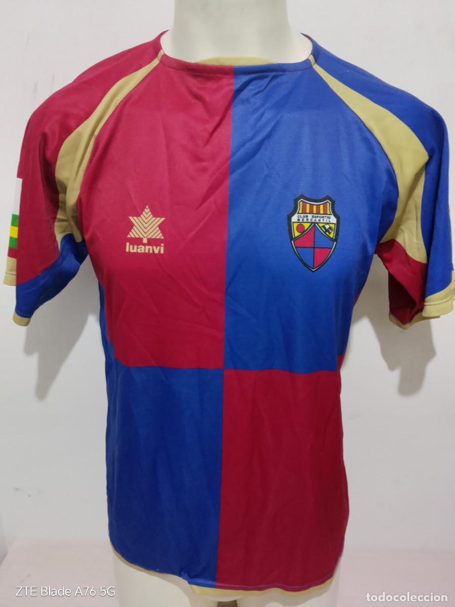 Coleccionismo deportivo: CE Mercantil Sabadell camiseta futbol football shirt L 56cts