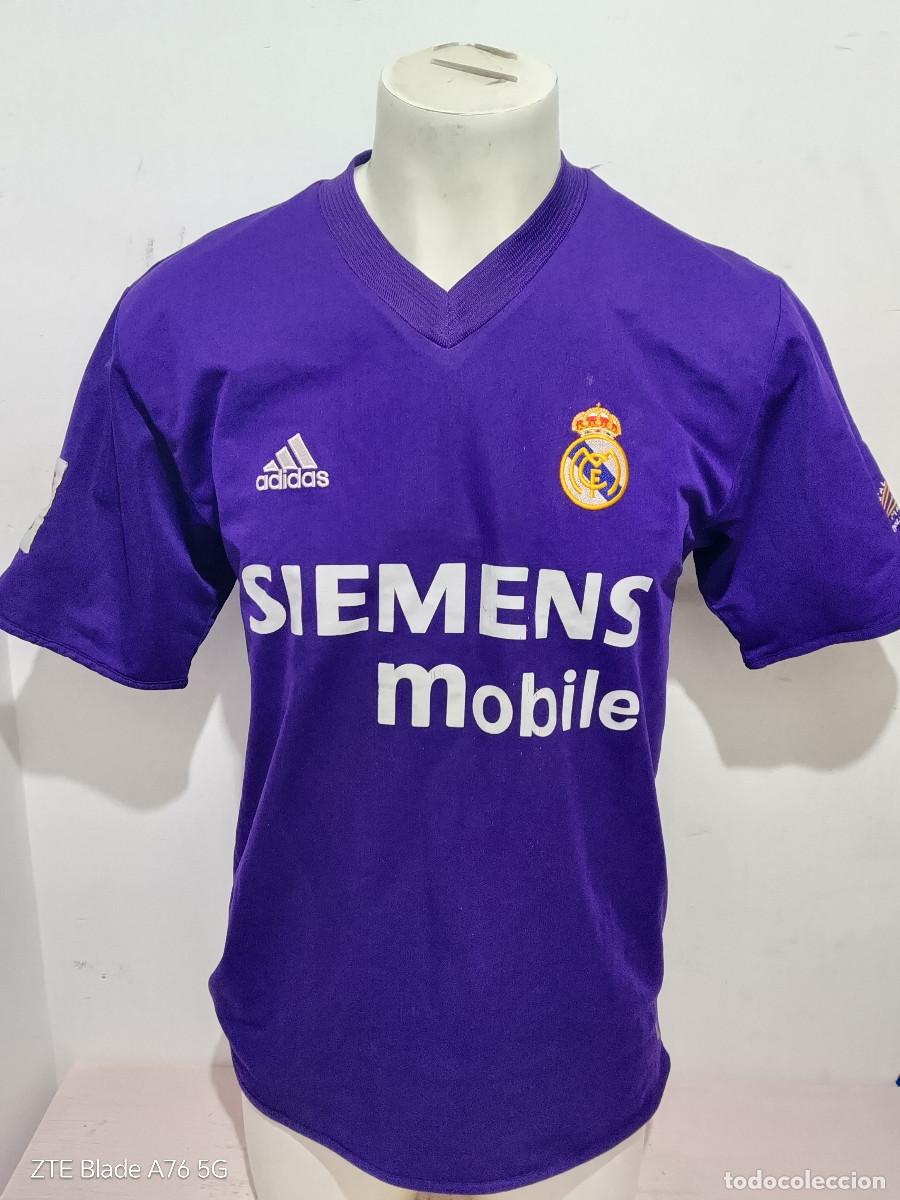 Coleccionismo deportivo: 2002 Real Madrid Centenary Camiseta Tercera futbol football shirt 52cts