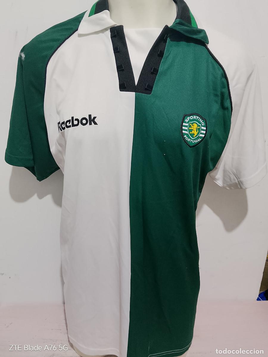 Coleccionismo deportivo: Sporting de Lisboa 2002 Portugal camiseta futbol football shirt (falta cuerda) xl 62cts