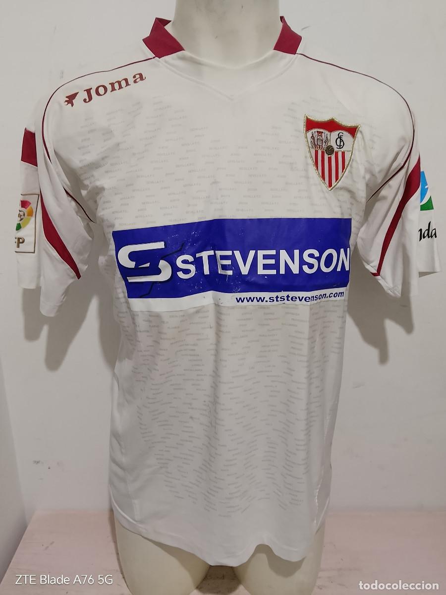 Coleccionismo deportivo: Marti Sevilla FC match worn camiseta futbol Centenario football shirt xl