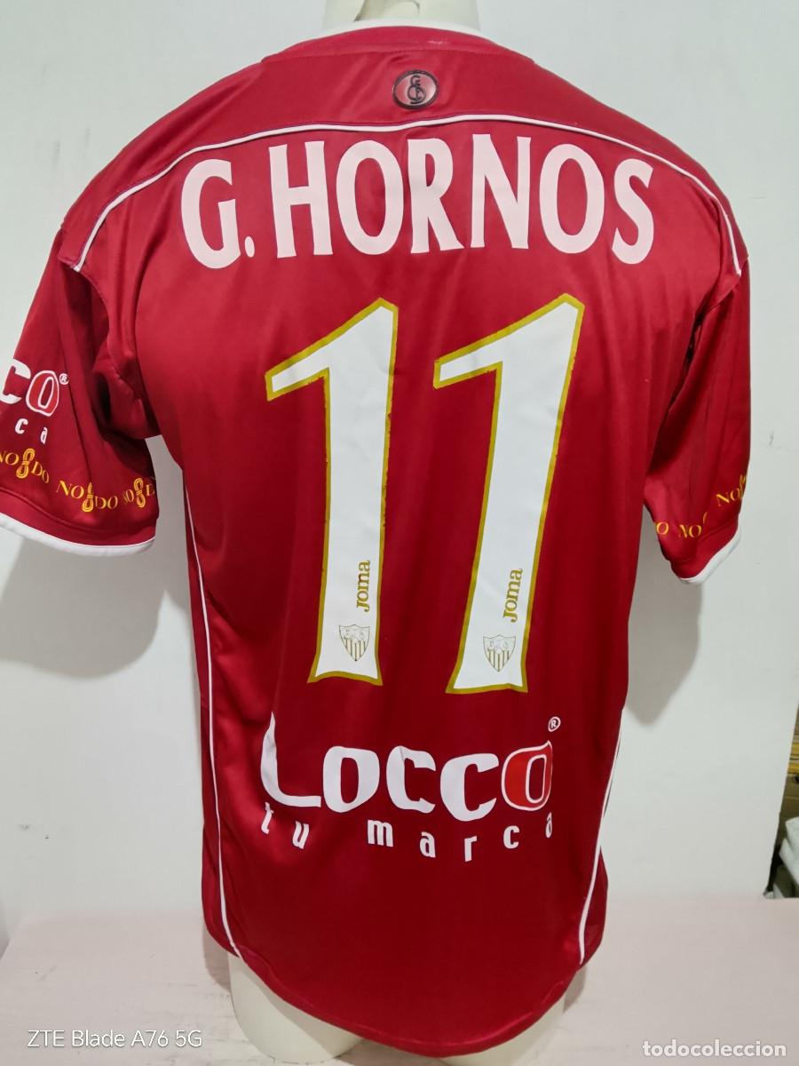 Coleccionismo deportivo: German hornos Uruguay Sevilla FC Camiseta futbol football shirt match worn L 63cts