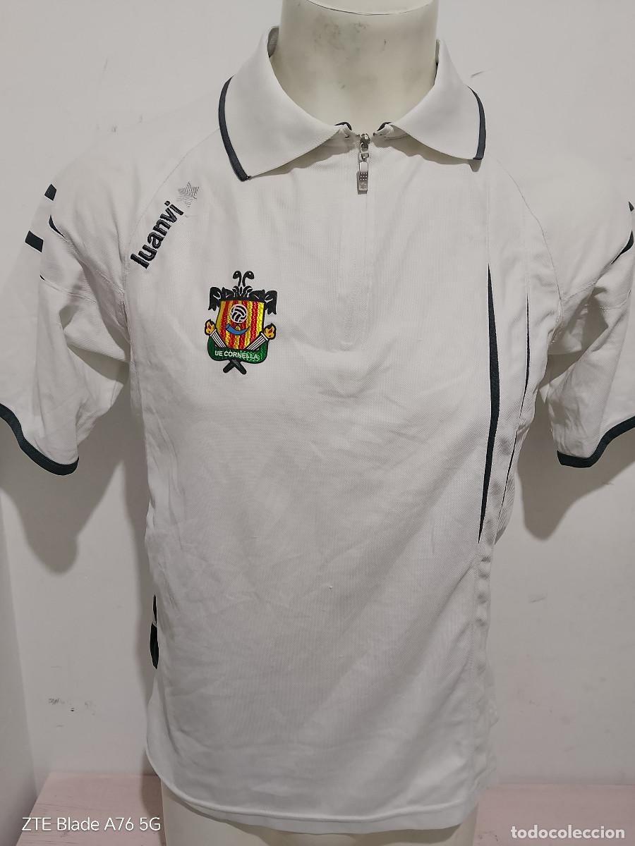 Coleccionismo deportivo: UE Cornella camiseta futbol football shirt Catalunya training polo L 55cts