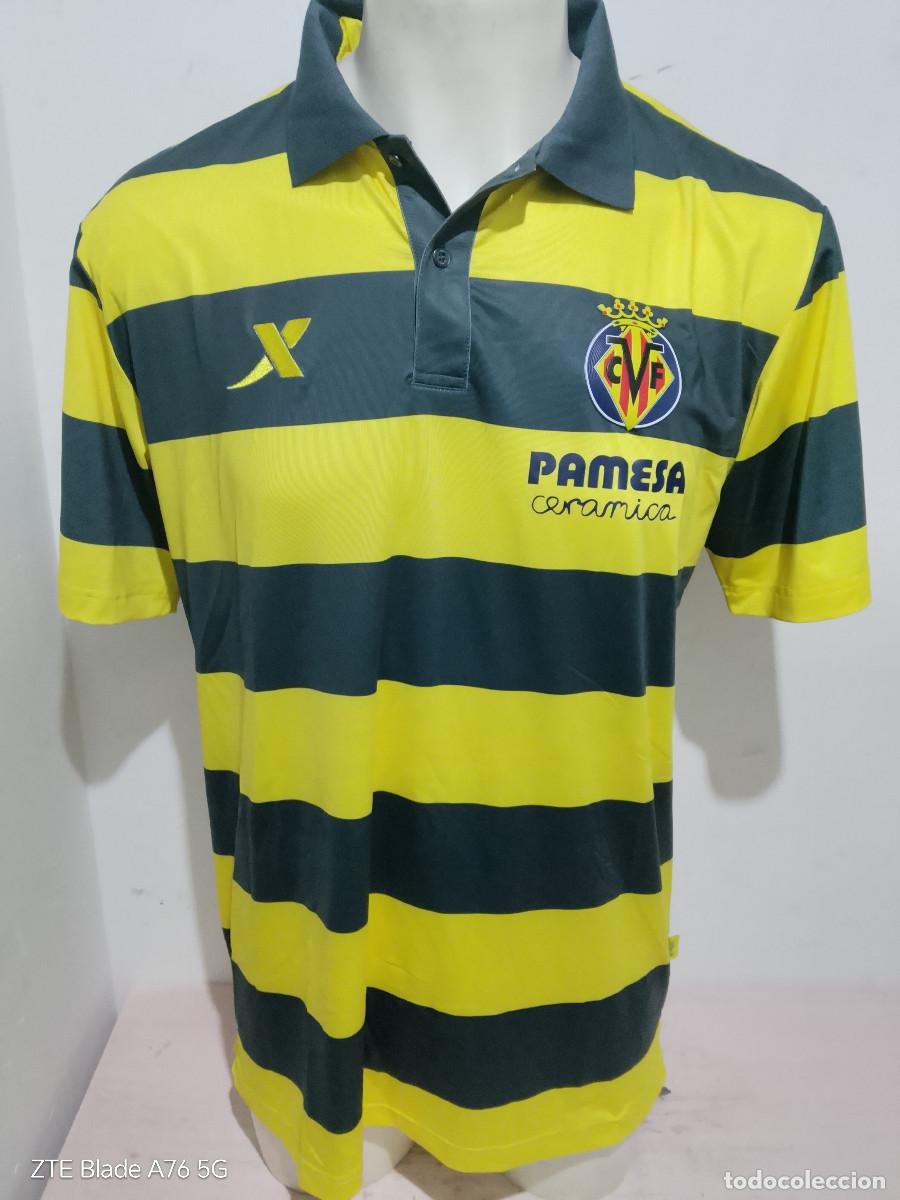 Coleccionismo deportivo: Villarreal cf camiseta futbol football shirt grande M 60CTS