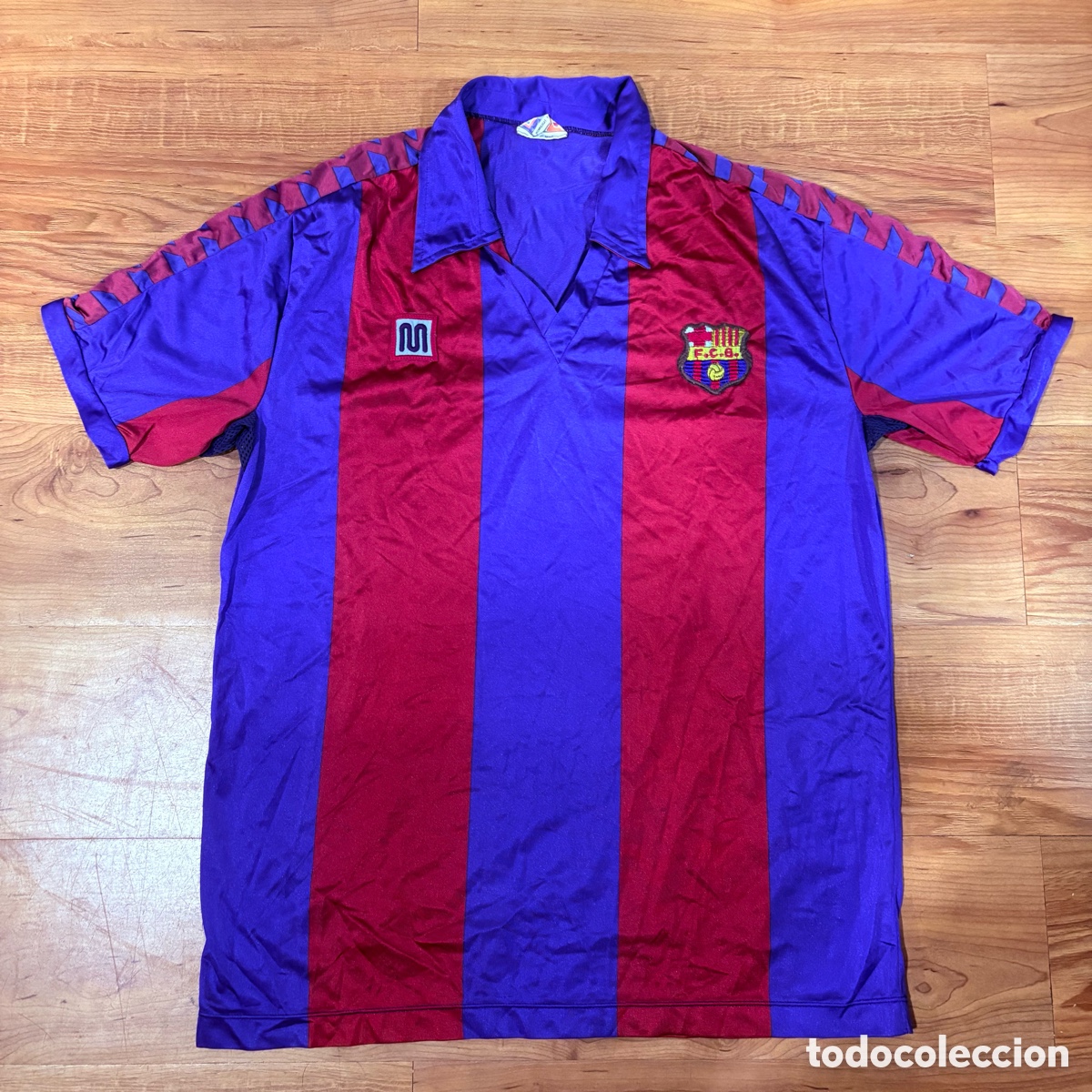 Coleccionismo deportivo: camiseta fc barcelona meyba original 1984&ndash;1989 talla g