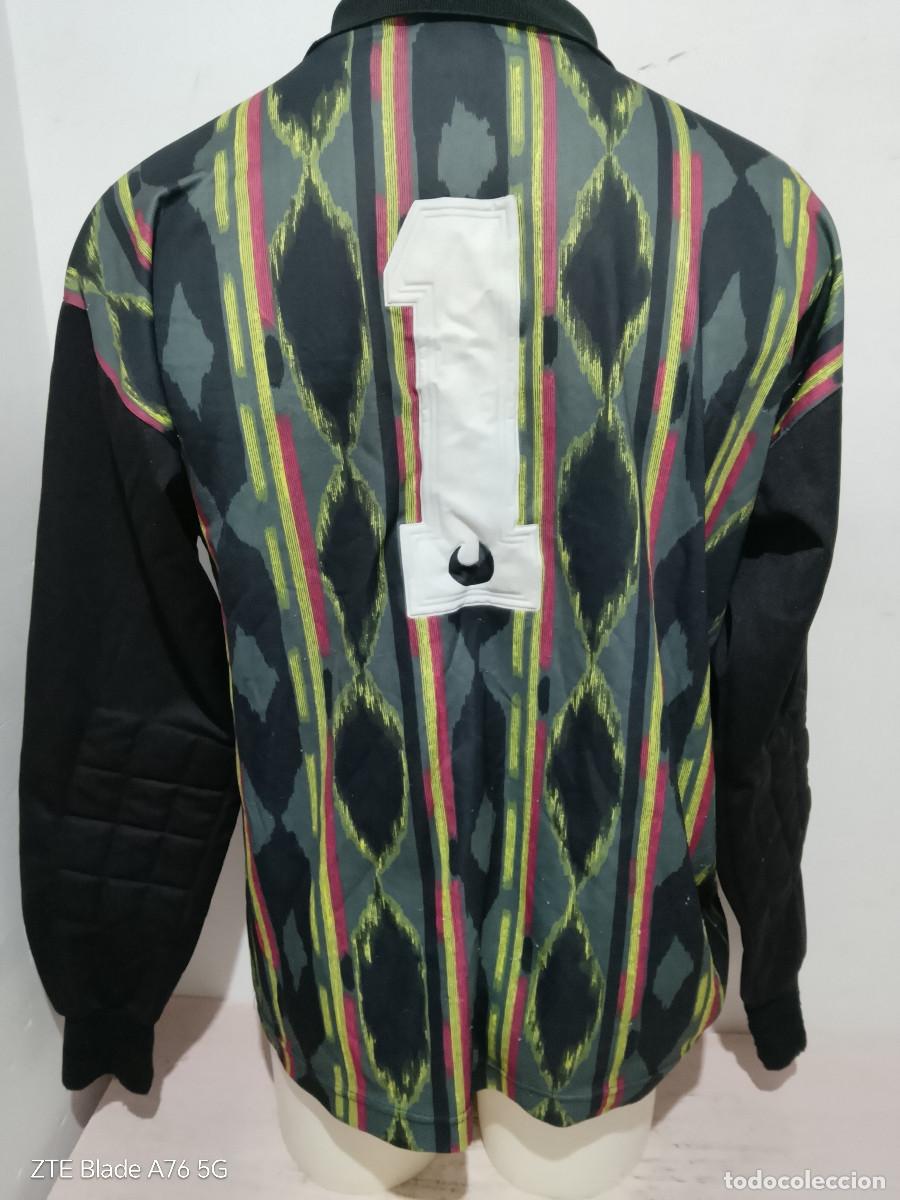 Coleccionismo deportivo: UHLSPORT match worn jersey calcio maglia football shirt goalkepper portero L 64cts