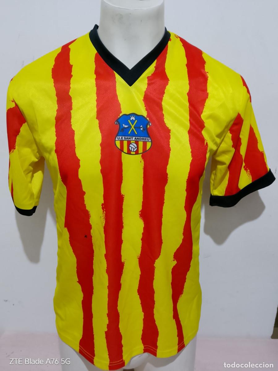 Coleccionismo deportivo: UE Sant Andreu catalunya camiseta futbol vintage football shirt s-m 57ccts