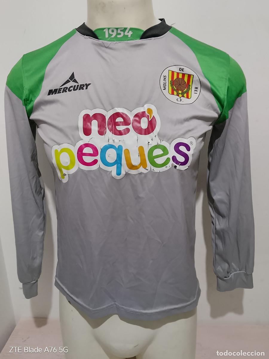 Coleccionismo deportivo: Molins de Rei Barcelona camiseta futbol Catalunya portero goalkepper xs