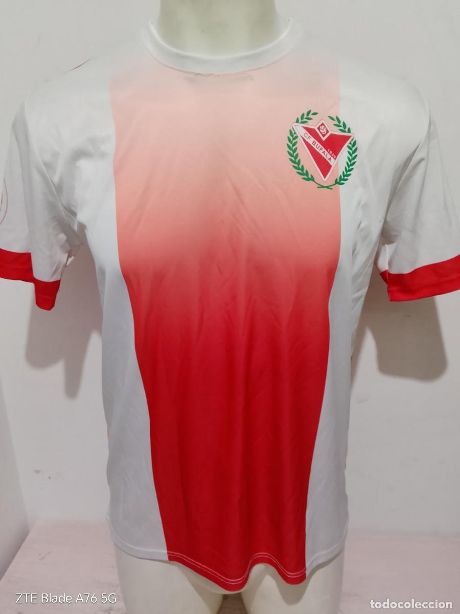 Coleccionismo deportivo: CF Bufala badalona camiseta futbol catalunya m 56cts