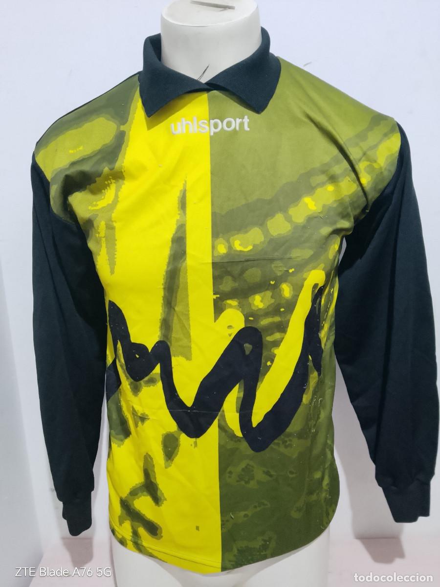 Coleccionismo deportivo: UHLSPORT match worn jersey calcio maglia football shirt goalkepper portero M 54cts