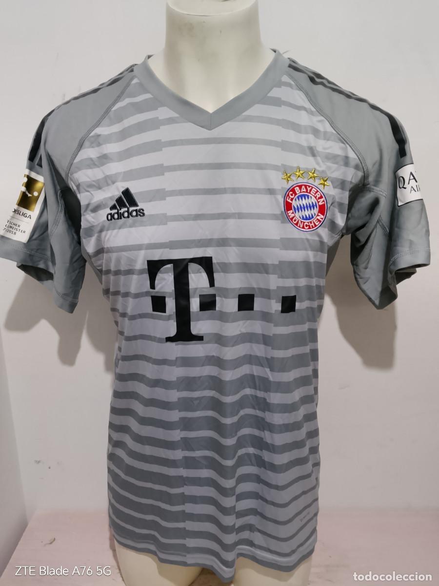 Coleccionismo deportivo: Bayern Munich Jersey Goalkeeper Shirt 2018 trikot fussball portero camiseta xl 62cts