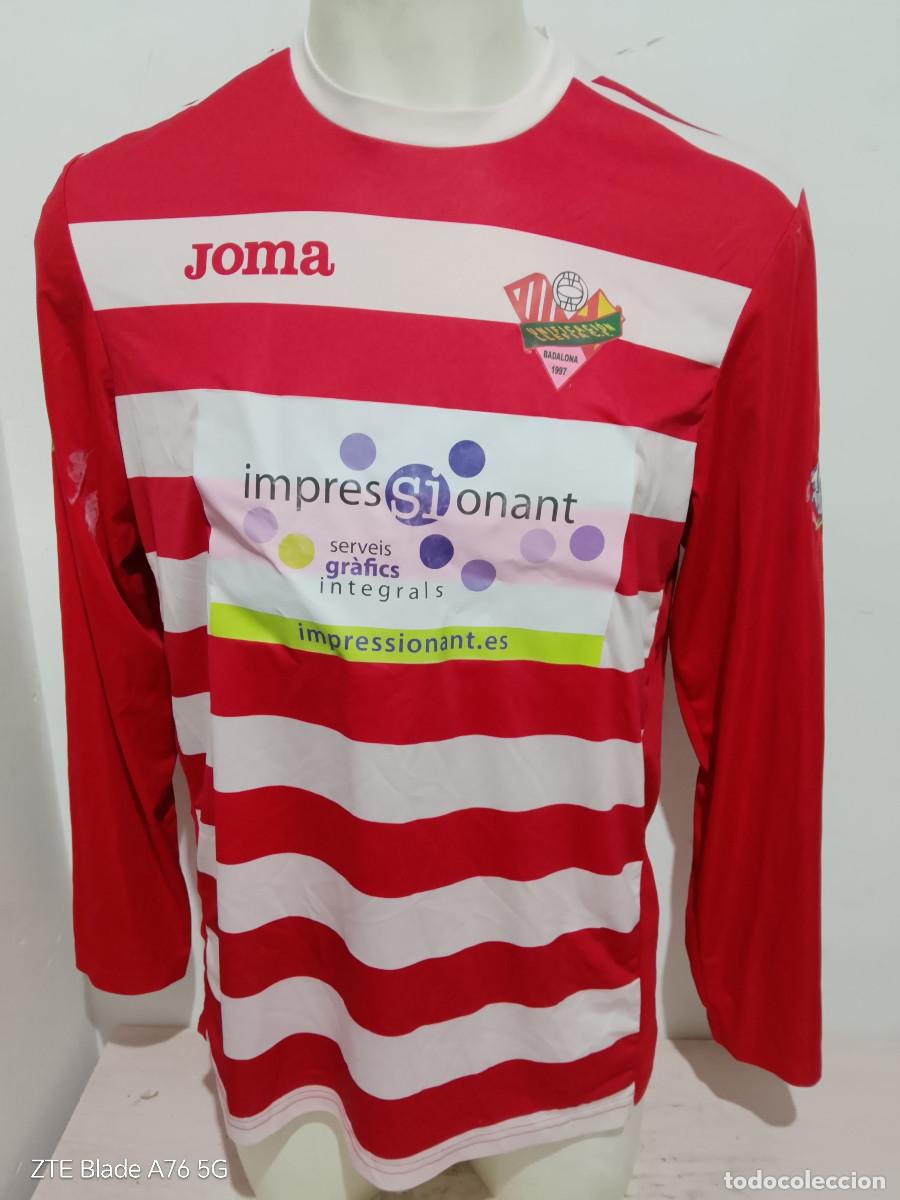 Coleccionismo deportivo: Unificacion Llefia Badalona camiseta futbol football shirt catalunya xl 58cts