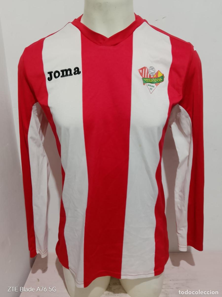 Coleccionismo deportivo: Unificacion Llefia Badalona camiseta futbol football shirt catalunya m 55cts