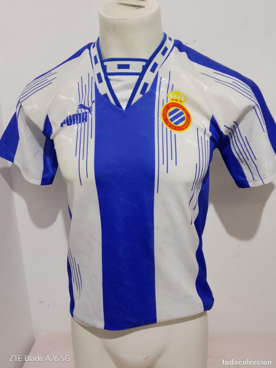 Coleccionismo deportivo: RCD Espanyol 1993 camiseta futbol football shirt xxs 48cts