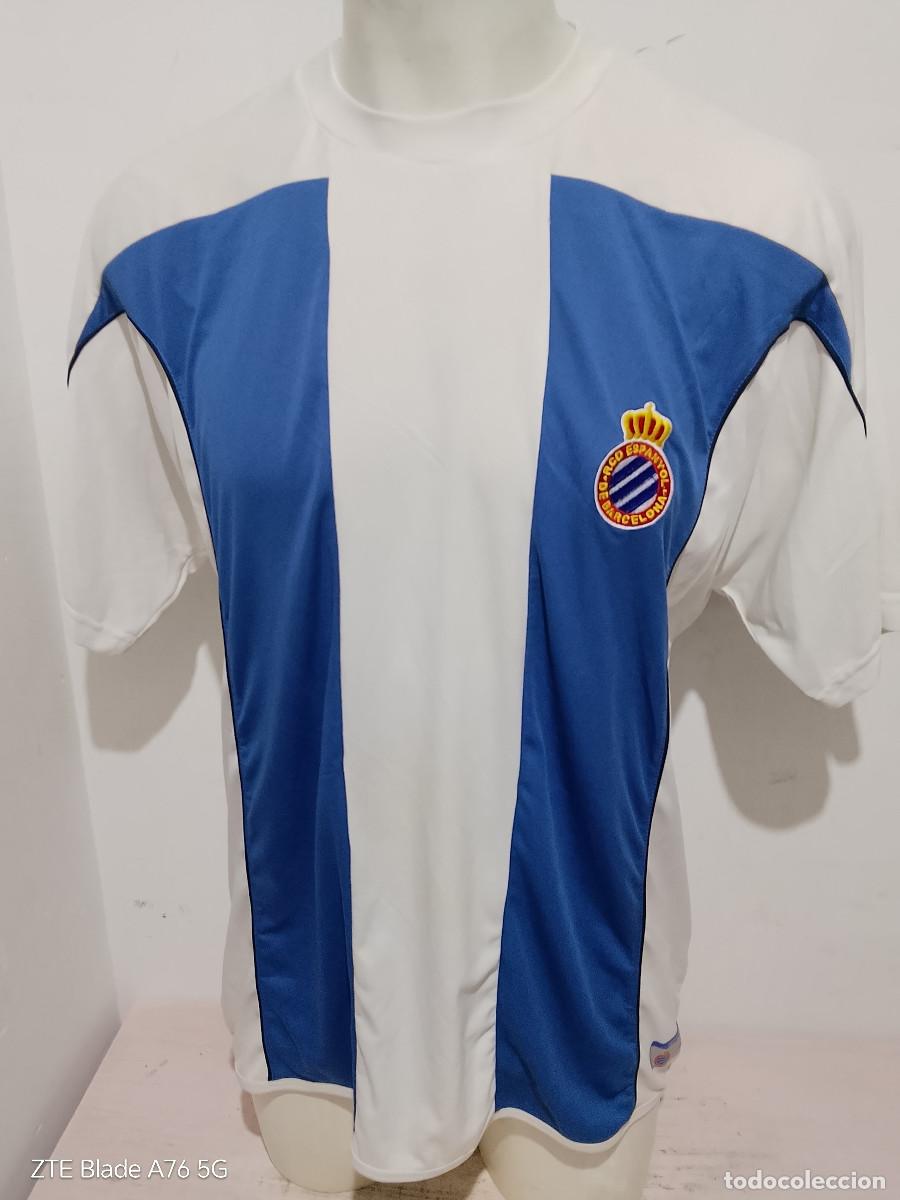 Coleccionismo deportivo: RCD Espanyol camiseta futbol football shirt xl 64cts