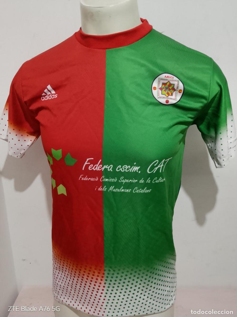 Coleccionismo deportivo: Marruecos Catalunya camiseta futbol badalona convivencia social s 49cts palestina