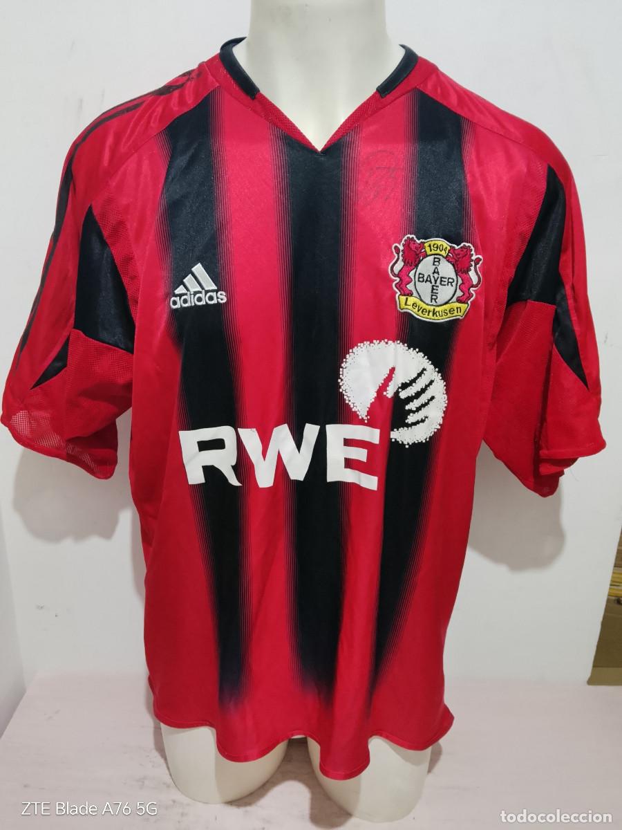 Coleccionismo deportivo: Bayern Leverkussen Signed trikot fussball football shirt germany XL 65