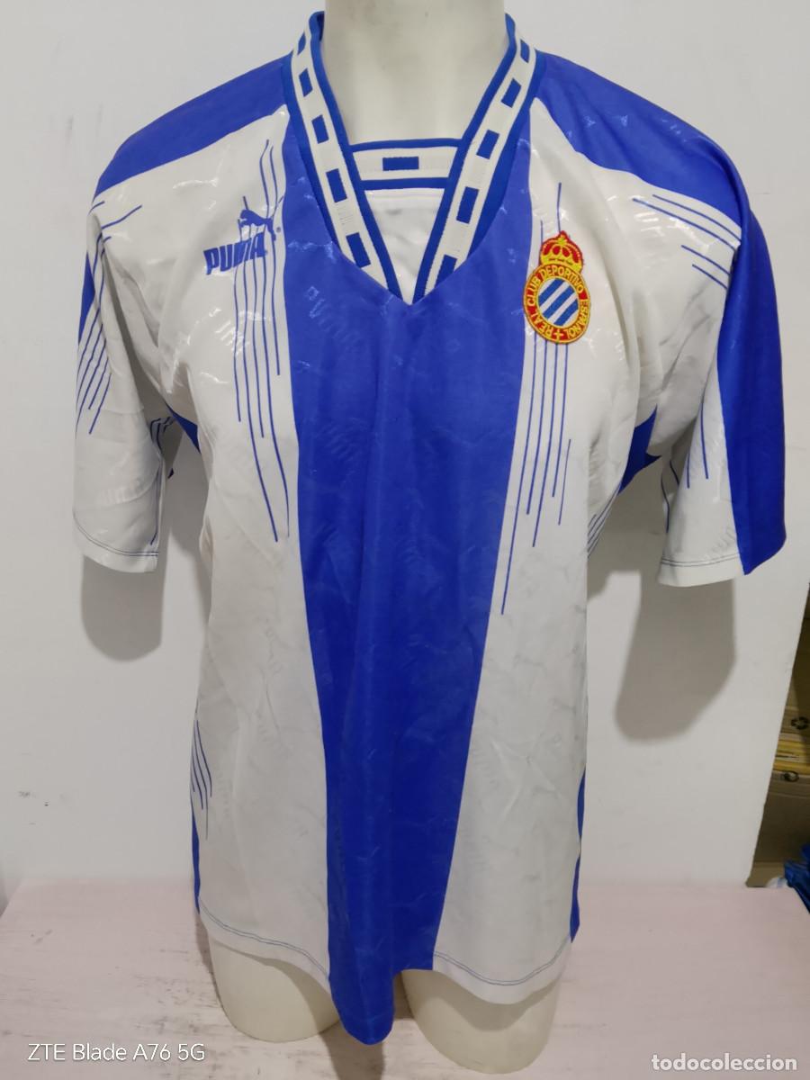 Coleccionismo deportivo: RCD Espanyol 1993 camiseta futbol football shirt xxl 68cts Vintage Original