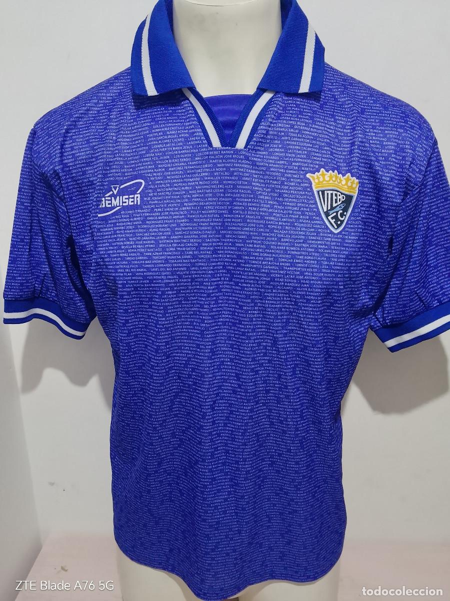 Coleccionismo deportivo: Utebo F&uacute;tbol Club Zaragoza camiseta futbol football shirt aragon M 56cts