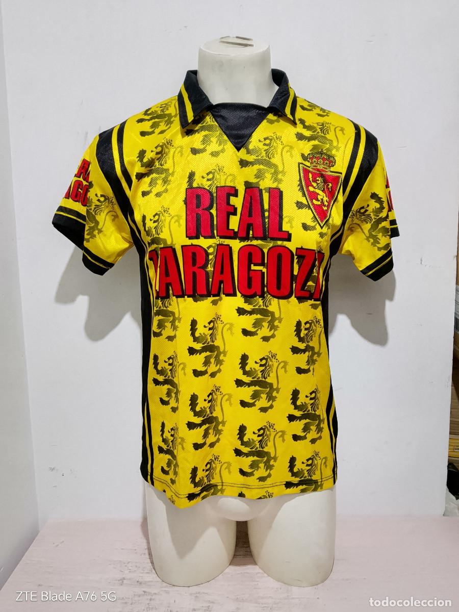 Coleccionismo deportivo: Real Zaragoza Draps Fans vintage camiseta futbol hinchas M 54cts