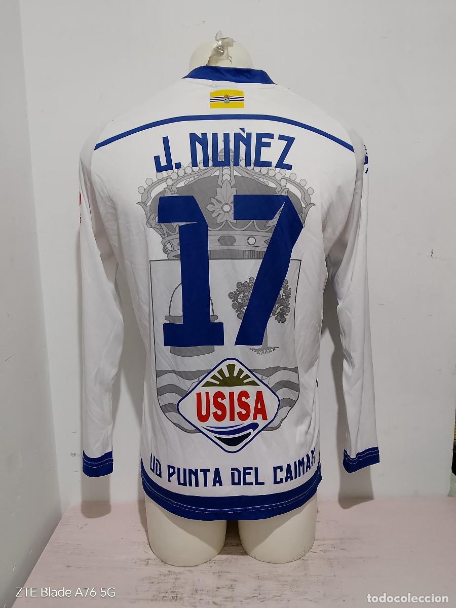 Coleccionismo deportivo: Uni&oacute;n Deportiva Punta del Caim&aacute;n Huelva Isla Cristina camiseta futbol match worn L 58cts